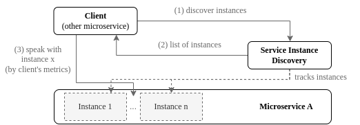 Client-side service instance discovery